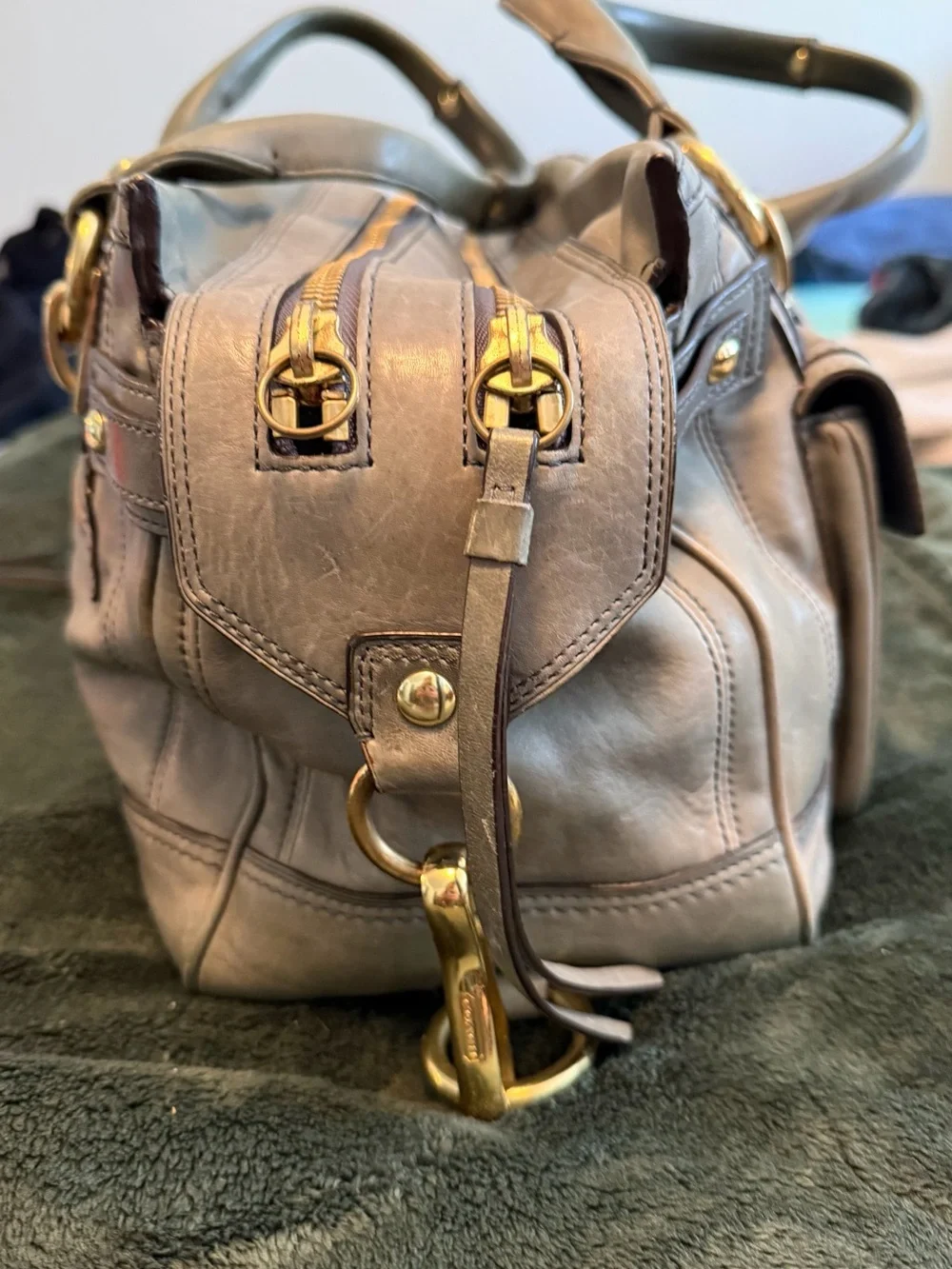 Coach Hamptons Lindsay Satchel style No. 12475 and walllet